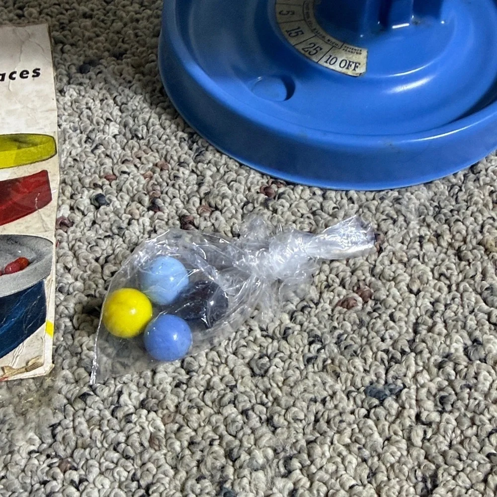 Vintage 1970’s Marble Race Game by Dart Manufacturing Co Stock No 501 Mason MI